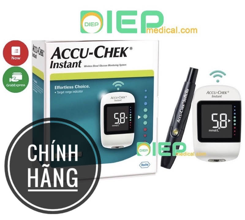 ACCU-CHEK INSTANT - Máy thử đường huyết chính hãng Accu Chek