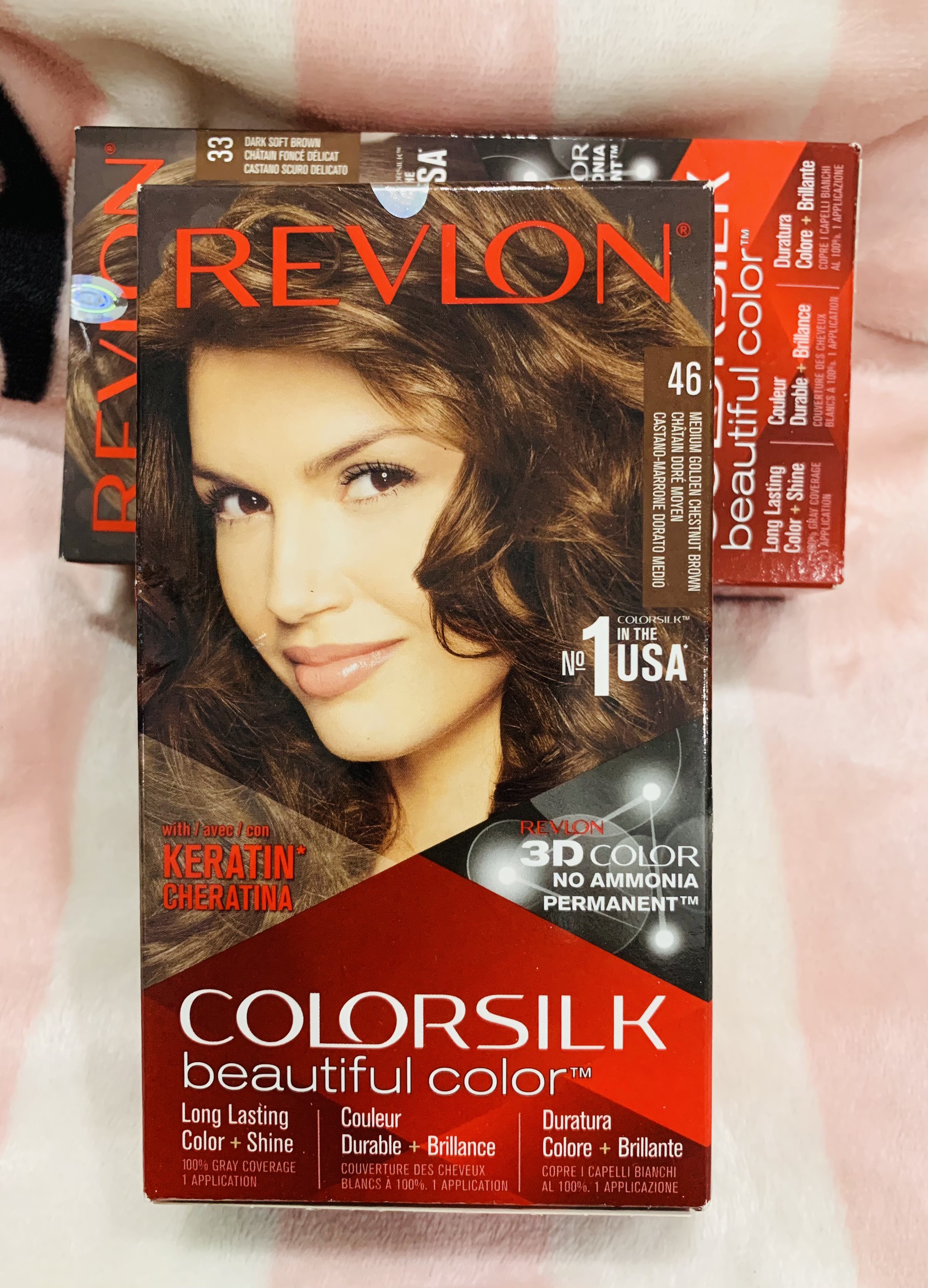 [HCM] 1 HỘP SẢN PHẨM NHUỘM TÓC REVLON 3D COLORSILK - HÀNG NHẬP KHẨU