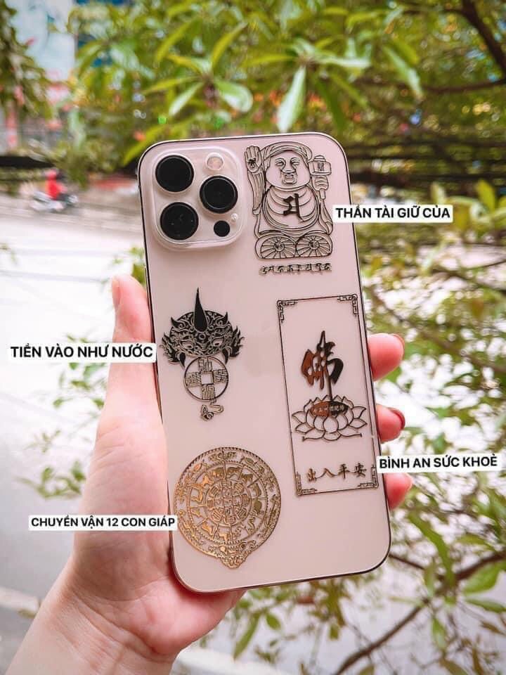 Bộ 4 Linh Phù Thần Tài + Tiền Vô + Chuyển Vận + Bình An