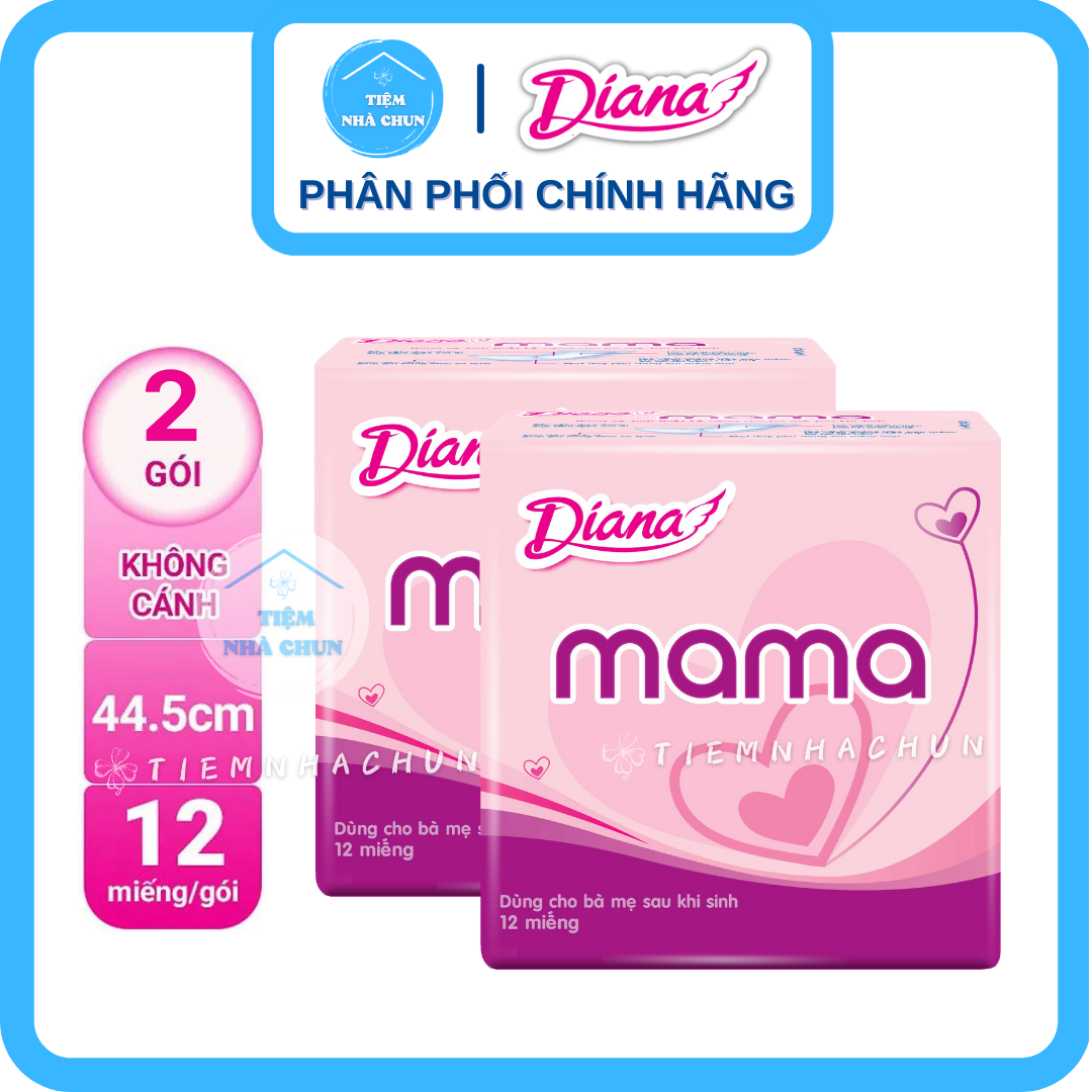 - lốc 2 gói - băng vệ sinh mama cho mẹ sau sinh, băng vệ sinh diana mama dùng cho phụ nữ sau sinh gói 12 miếng - nhi.tnl / tiemnhachun / tiệm nhà chun