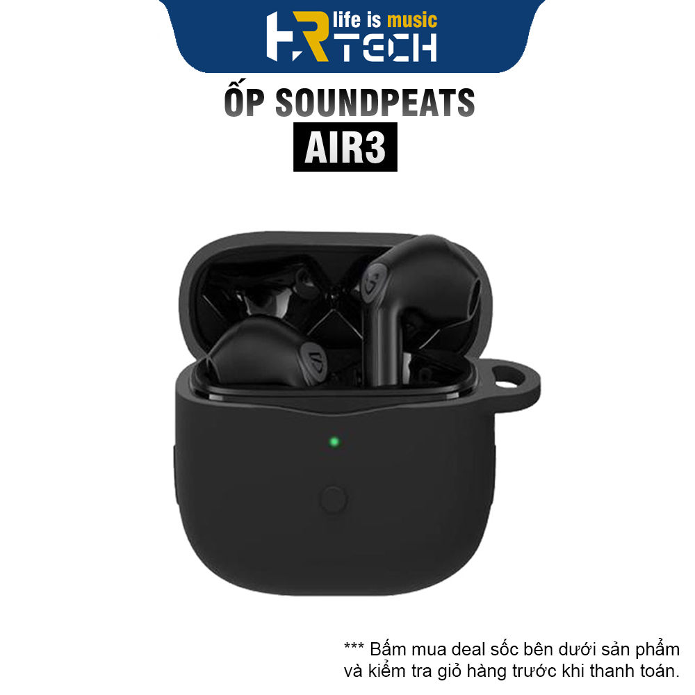 Phụ Kiện Ốp Silicone Cho Tai Nghe Soundpeats Air3 - Case Silicone For True Wireless Soundpeats TrueAir3