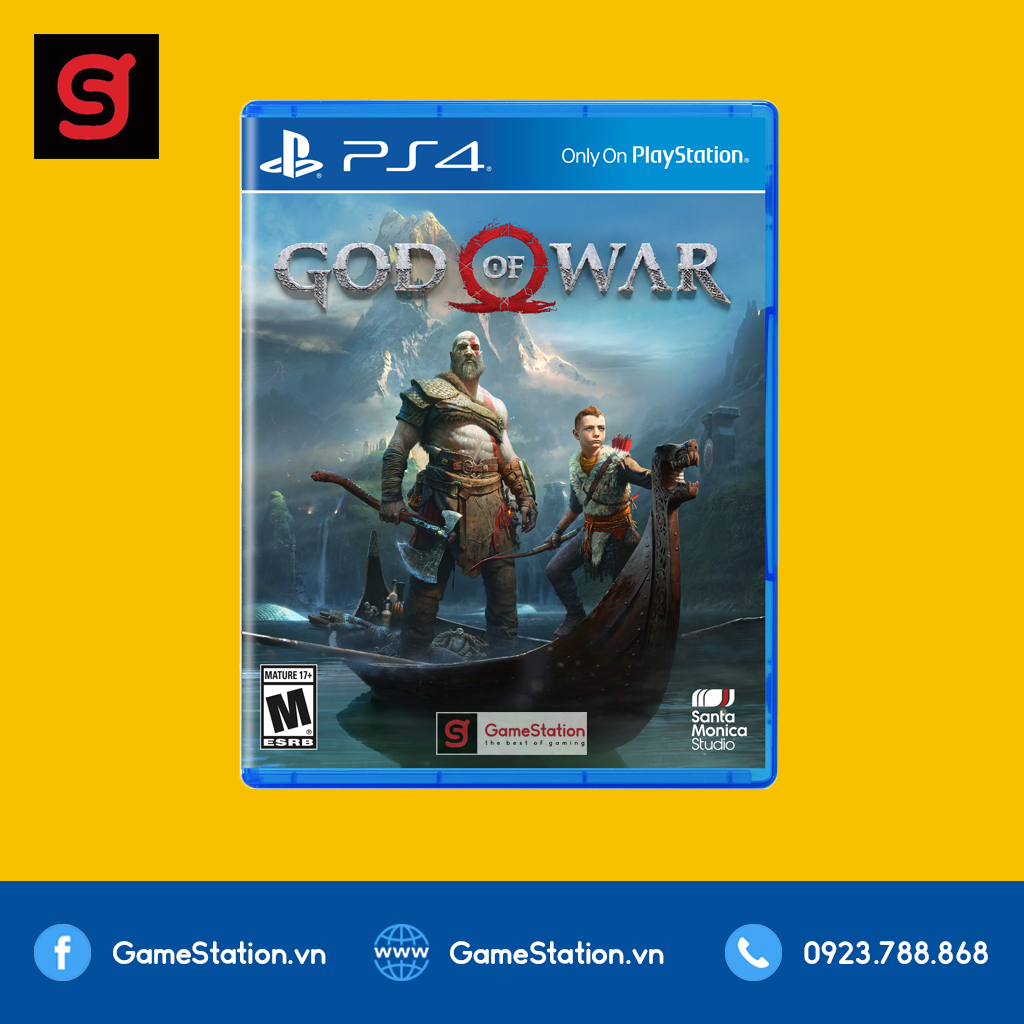 Đĩa Game PS4: God Of War 4 - hệ US