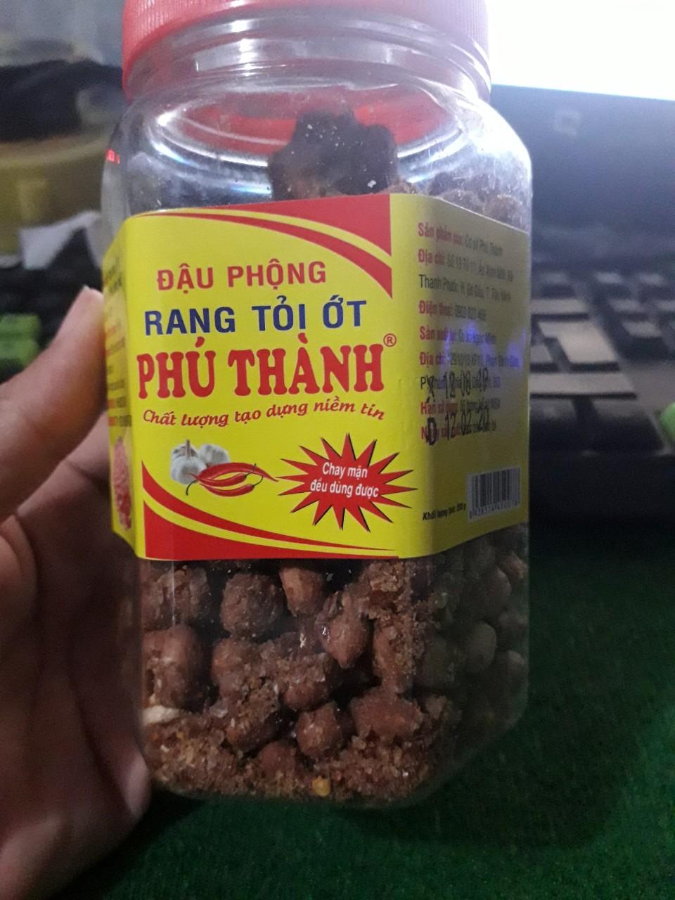 Đậu phộng rang tỏi ớt 1 hủ 200g