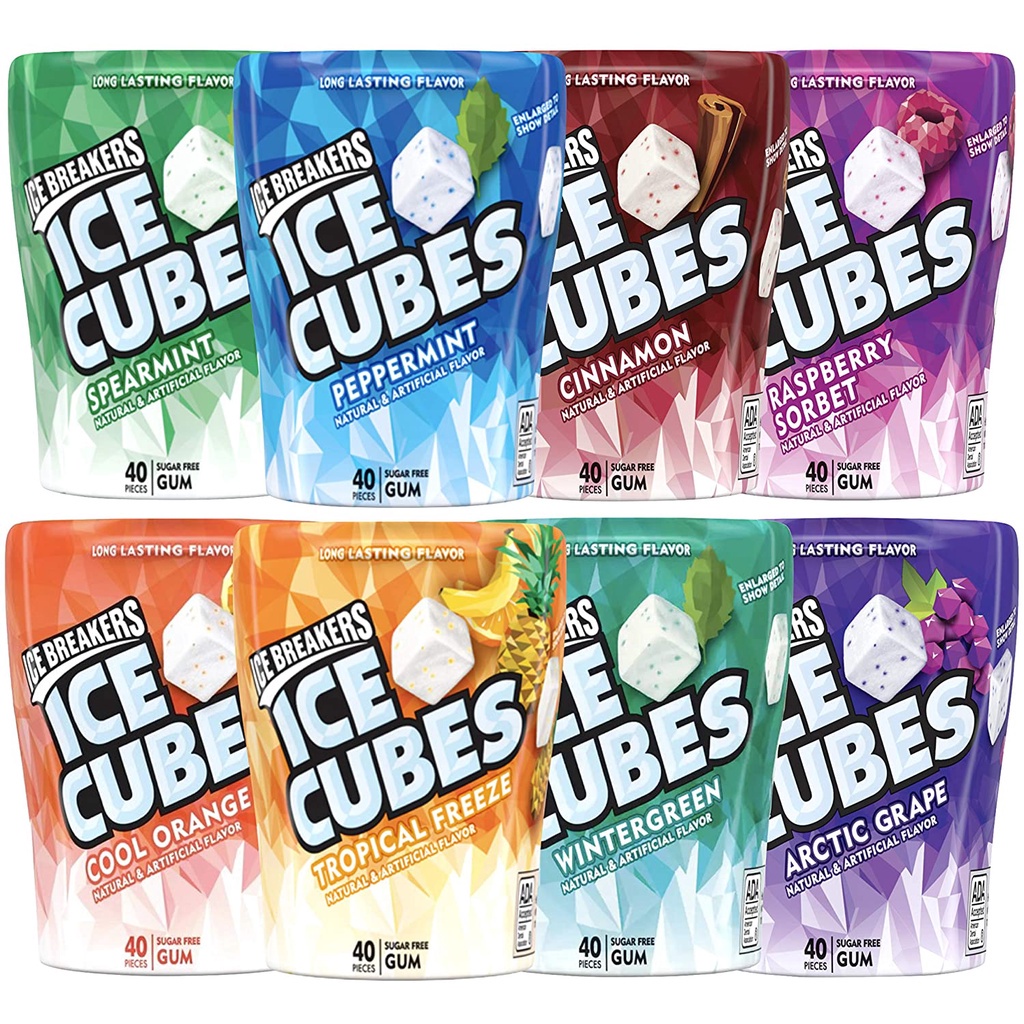 Kẹo gum ice cubes hộp 40 viên mỹ