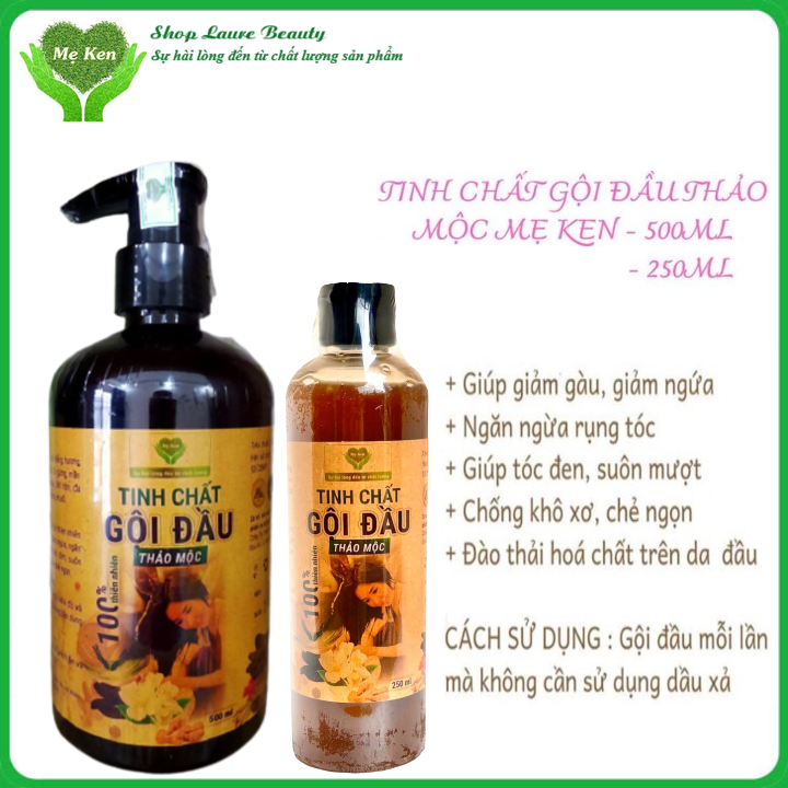 [FREESHIP MAX]Dầu gội thảo Mộc Mẹ Ken Ngừa Rụng Tóc, Kích Thích Mọc Tóc, Làm Sạch Gàu Nấm Ngứa Da Dầu, Cho Tóc Chắc Khỏe, Suôn Mượt [Laure Beauty]