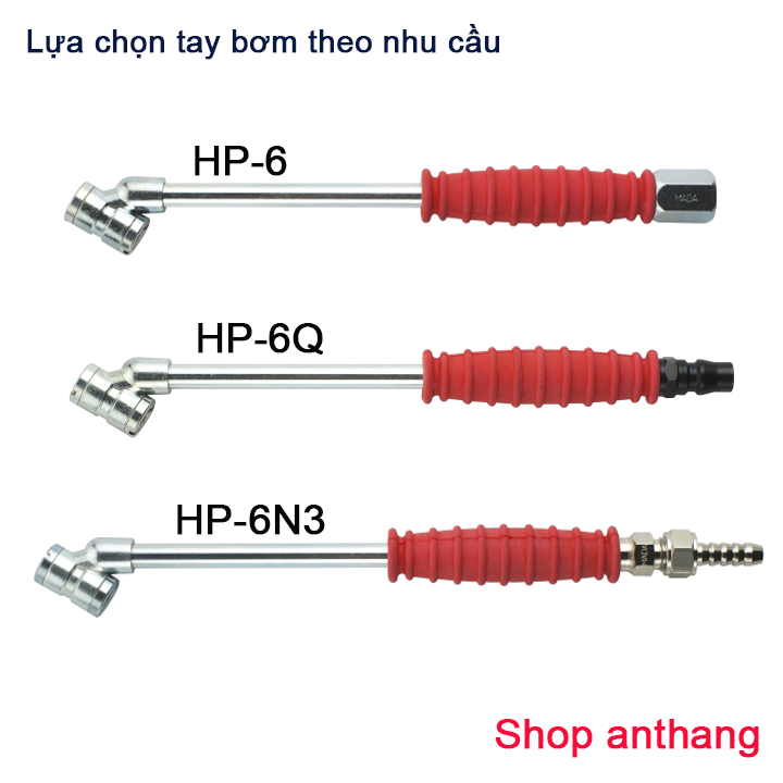 Tay bơm lốp hai đầu bơm mada - đài loan