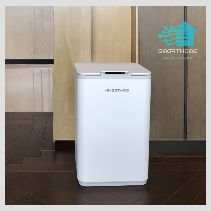 Thùng Rác Thông Minh NINESTARS 10 Lít, Thùng Rác Tự Động Đóng Mở, Thùng Rác Cảm Ứng, Thùng Rác Gia Đình, Thùng Rác Vệ Sinh Khử Mùi, Thùng Rác Thông Minh Chống Nước