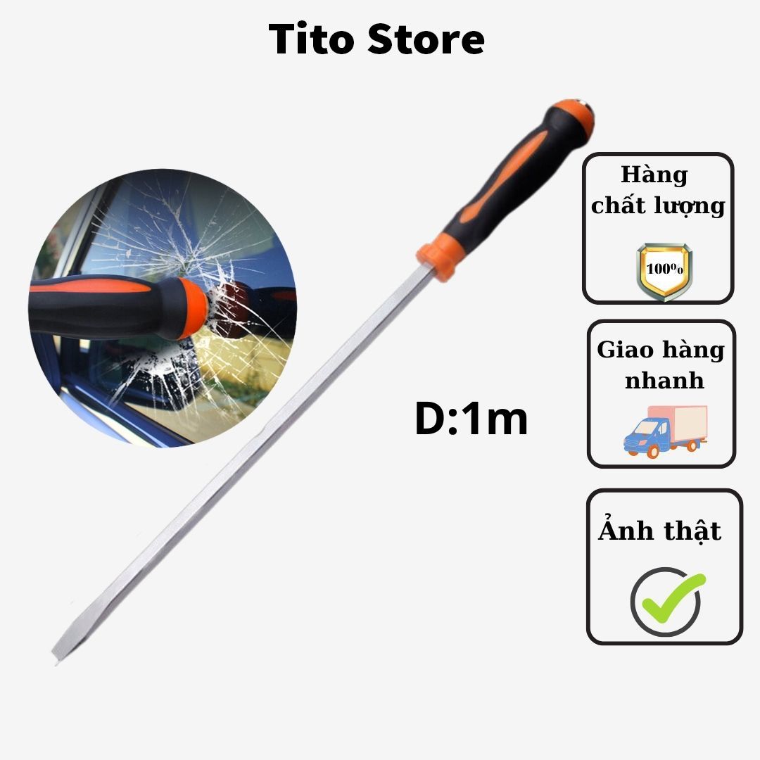 Tua Vít Dài Cỡ Lớn Siêu Dài 1M Phẳng Sửa Chữa Chuyên Dụng Chất Liệu Dày Dặn Chắc Chắn Đa Chức Năng