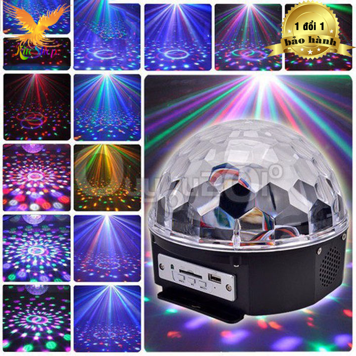 Đèn LED 7 màu vũ trường cảm ứng nhạc USB, đèn trang trí bar, sân khấu, đèn vũ trường, đèn cảm ứng nhạc, Đèn nháy theo nhạc, đèn chớp 7 màu, đèn trang trí, đèn Led nháy xoay nhiều màu
