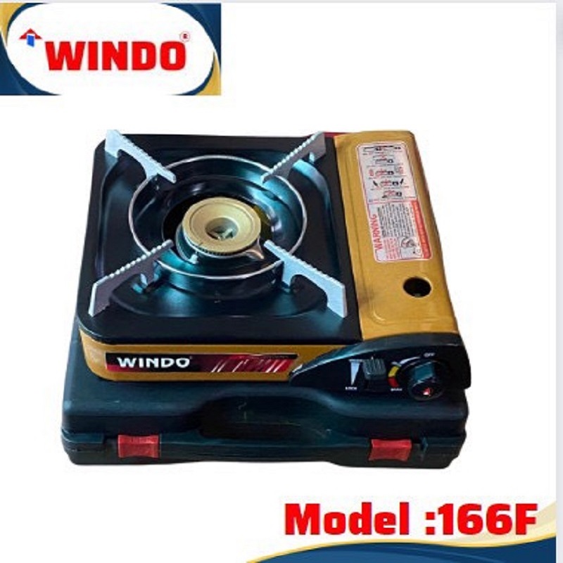 Bếp gas mini du lịch windo 166f - bếp ga dã ngoại mini- bếp gas du lịch - hàng chính hãng