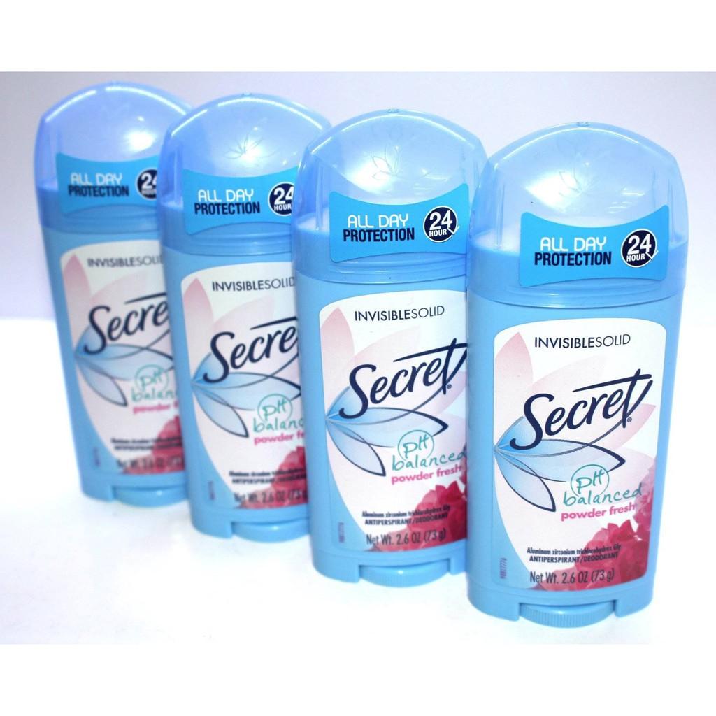 Lăn Khử Mùi Secret Powder fresh 73g – Nữ