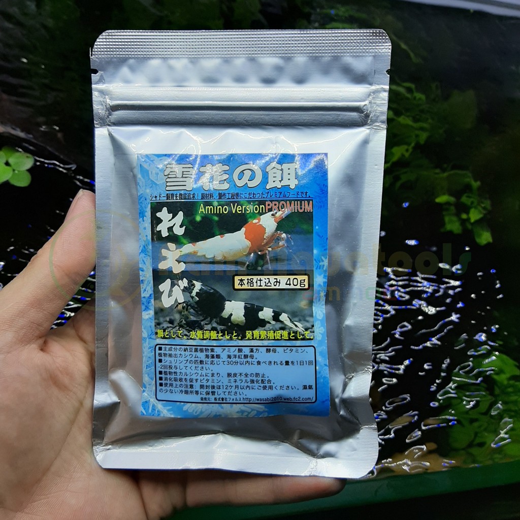 Thức ăn cho tép | cám tép - thức ăn bông tuyết wasabi snow food (40g), cam kết hàng đúng mô tả, chất lượng đảm bảo, an toàn người sử dụng