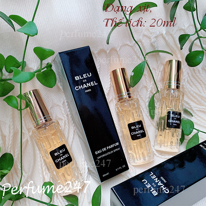 [HCM]COMBO 3 CHAI NƯỚC HOA NAM BLUE 20ML MINI GIÁ RẺ