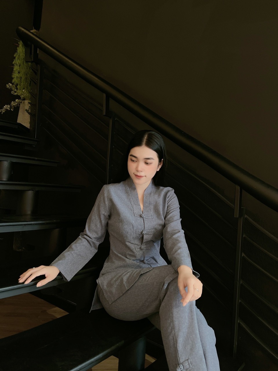 Đồ lam đi chùa la hán nữ