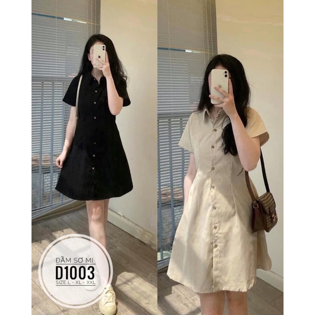 Minstore bigsize đầm sơ mi d1003