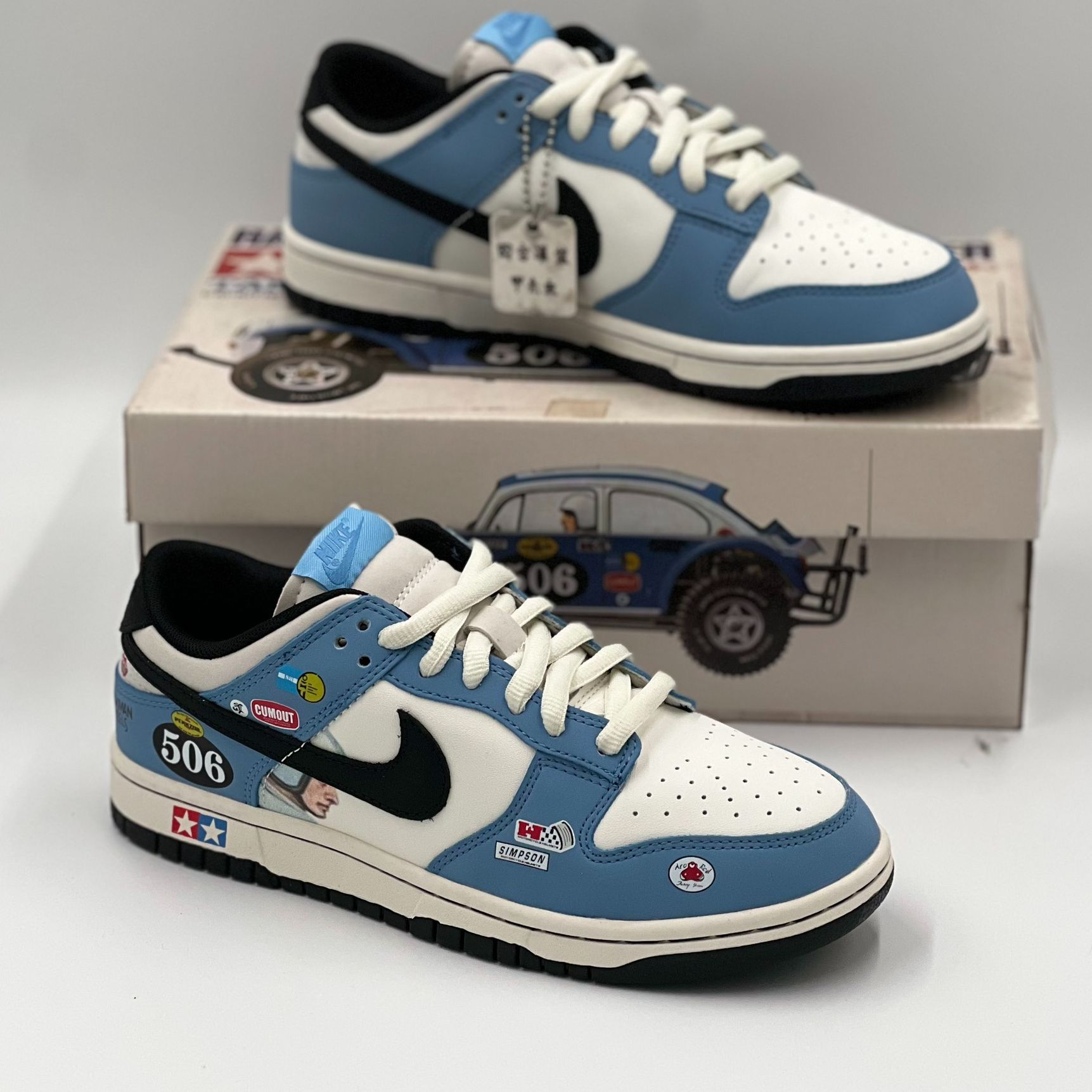 [Xách Tay Giá Sale] Giày SB Dunk Low Racing - Sneaker Thể Thao Xách Tay Chính Hãng