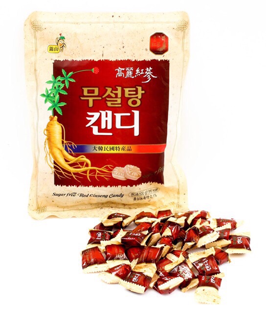 Kẹo sâm không đường Hàn Quốc 500g