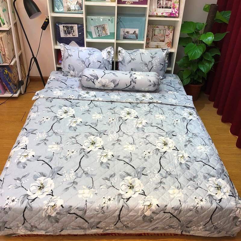Bộ Ga Chun và 2 áo gối nằm mẫu Hoa Ghi , Bộ ra Chun và 2 áo gối nằm mẫu Hoa Ghi, drap cotton, drap, ra giường, ra trải giường, ga trải giường. drap giường, mền, ra trải giường, Shop Mẹ Gấu