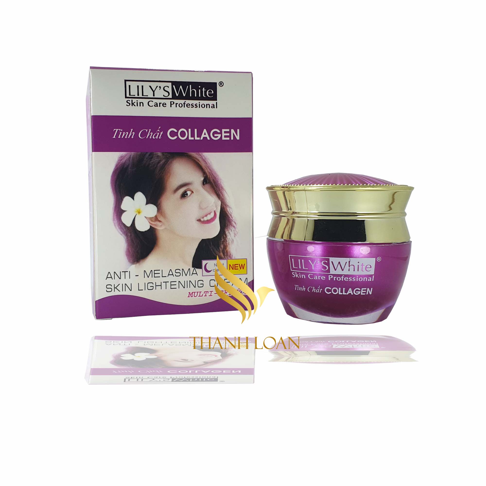 Kem sạch nám - lily’s white tinh chất colagen