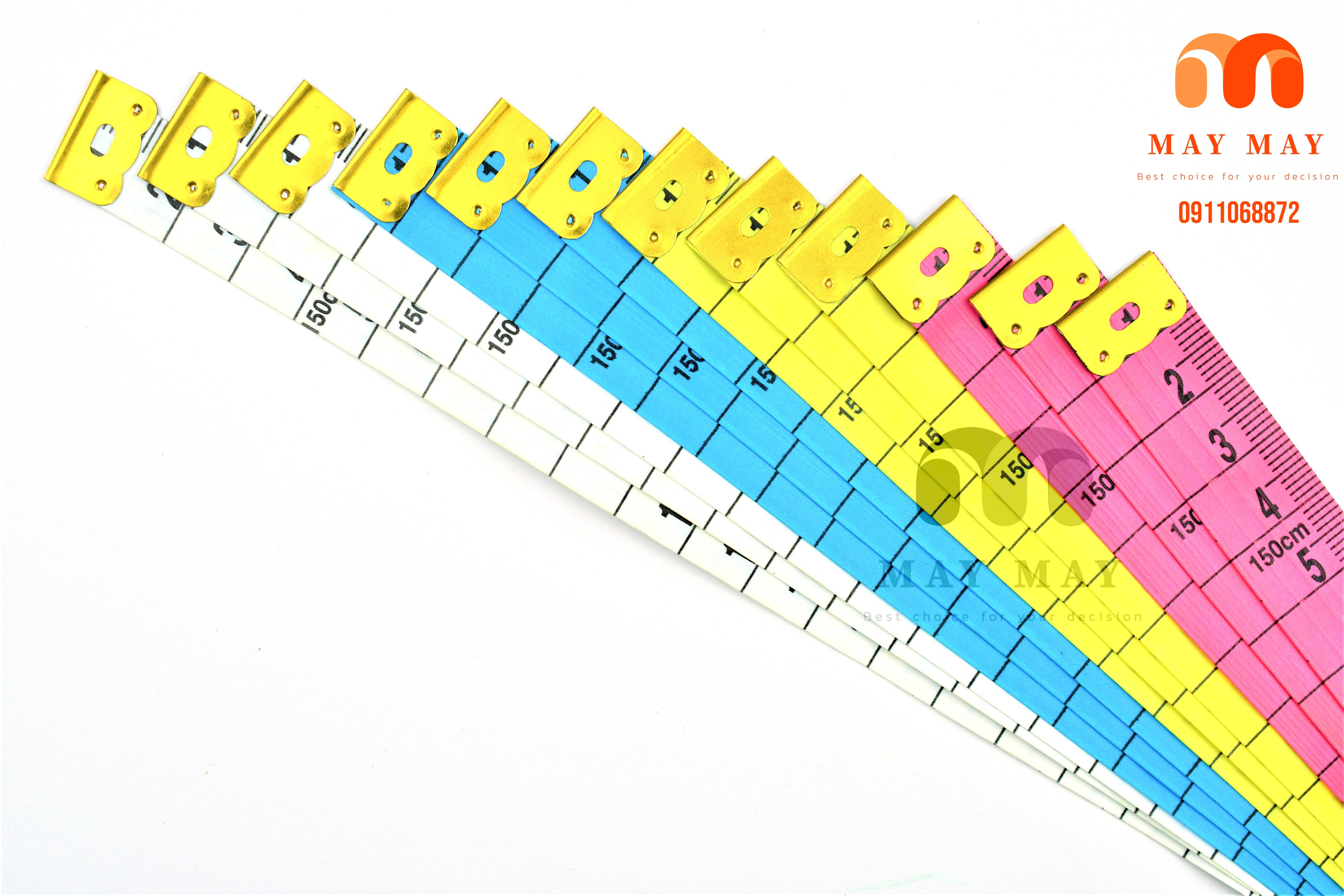 Thước dây đo 2 mặt dài 150cm số rõ đẹp dễ nhìn giá 1 sợi