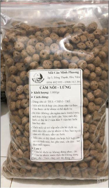 Combo 1kg cám nổi 10li + 1kg cám tổng hợp - mồi câu tra, chim, trê - mồi câu tự nhiên và hồ dịch vụ