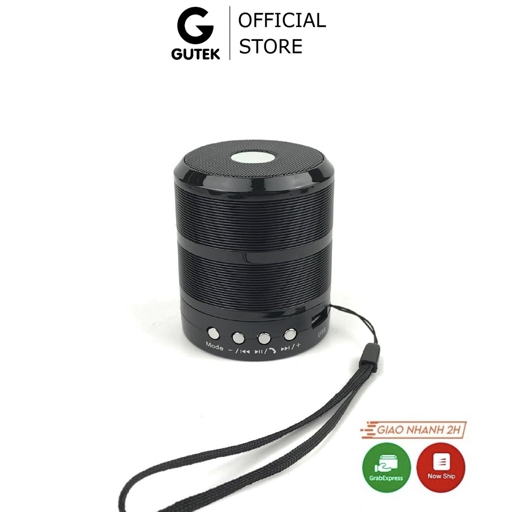 Loa bluetooth nghe nhạc mini gutek ws887 dáng nhỏ gọn cầm tay hỗ trợ cắm usb thẻ nhớ giá rẻ