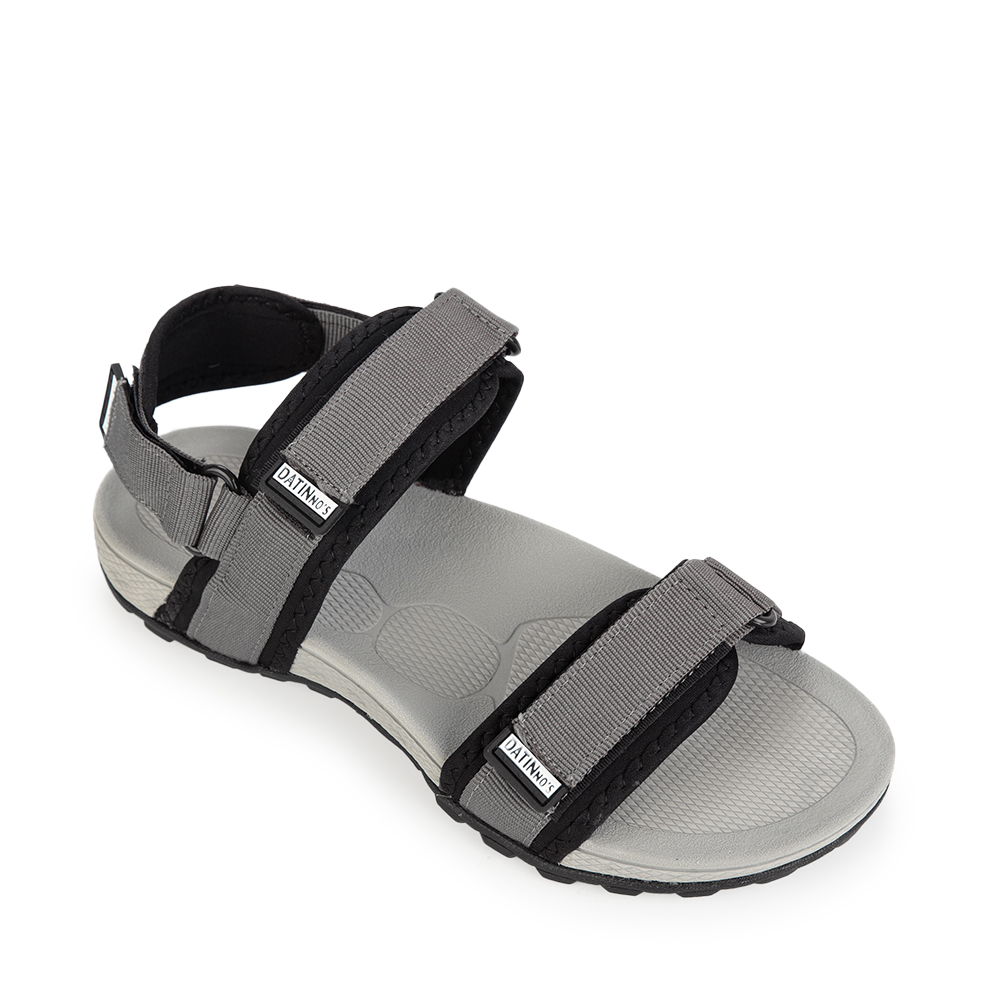 [HCM]Giày sandal quai ngang nam LAMHUNGSDH101 đen xanh rêu quai dù chắc chắn đế cao su chống trơn trượt thiết kế quai ngang đơn giản thời trang mang đến phong cách trẻ trung năng động-BẢO HÀNH CHÍNH HÃNG 12 THÁNG