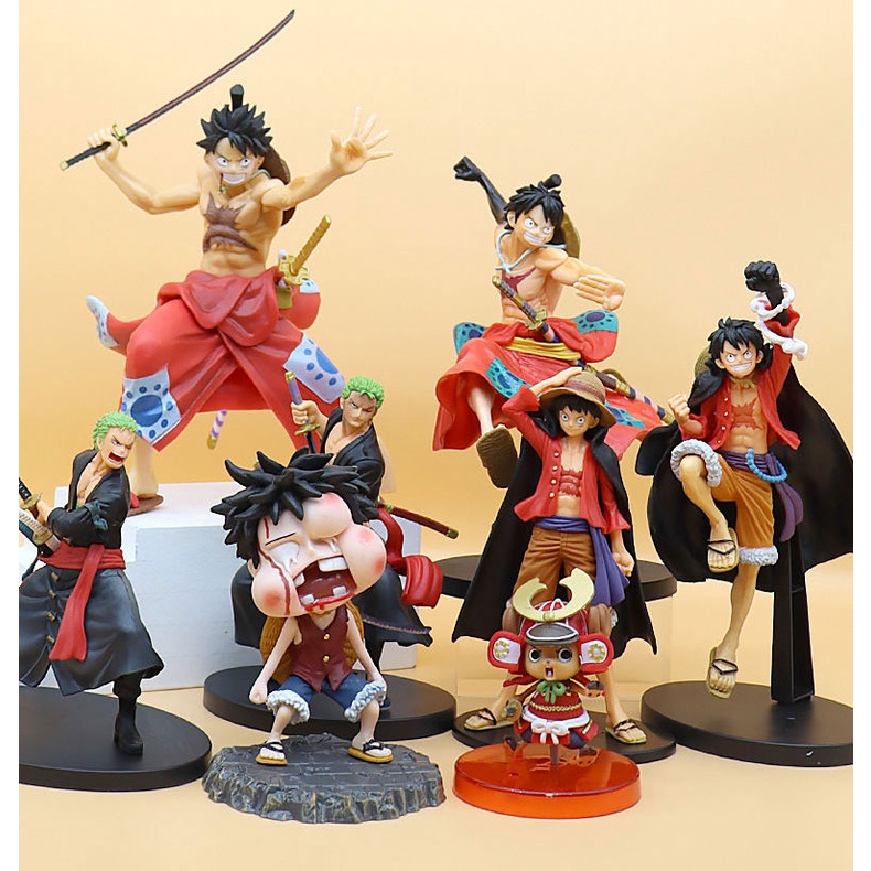 Mô hình nhân vật One Piece Luffy, Zoro ,Law mô hình anime One Piece figure anime