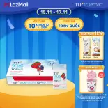 Thùng 48 hộp sữa chua uống tiệt trùng TH true YOGURT TOPKID hương dâu tự nhiên 110 ml (110 ml x 48)
