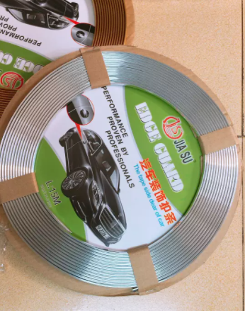 Nẹp viền chữ U mạ Crom trang trí ô tô cuộn dài 13m màu Bạc