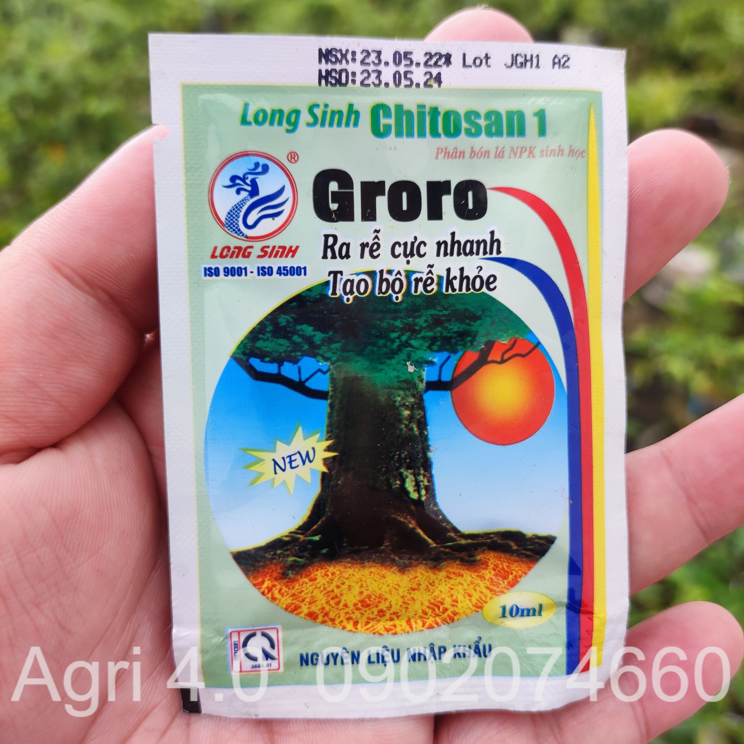 1 Gói Dưỡng rễ groro chitosan, dưỡng rễ cho cây mai vàng, kích rễ mai vàng