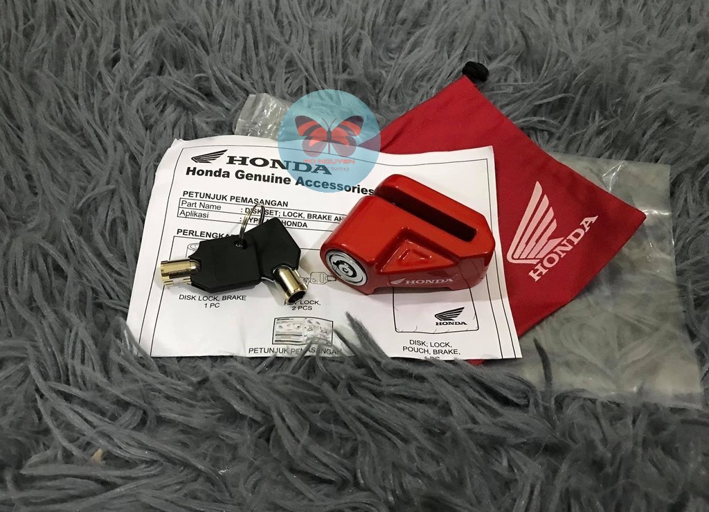 Khóa đĩa xe máy honda nhập khẩu indonesia