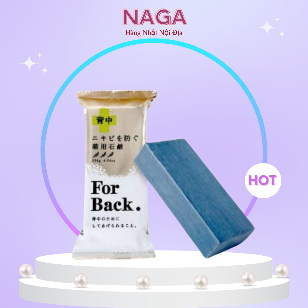 Xà phòng giảm mụn lưng pelican for back soaf nhật bản 135g