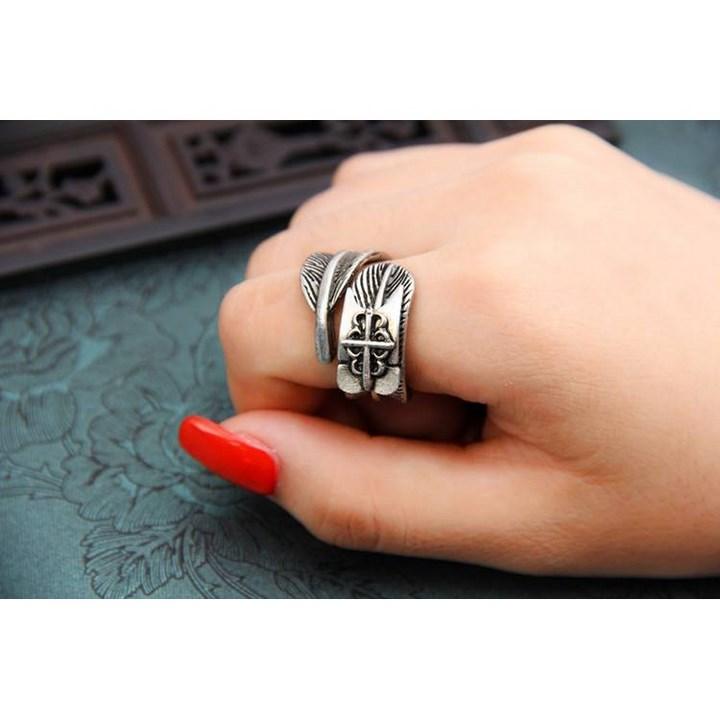 (ver90) Chỉ giản nhẫn đặc công hoàng phi sở kiều truyện nhẫn nam nữ phong cách cổ trang Trung quốc cổ đại