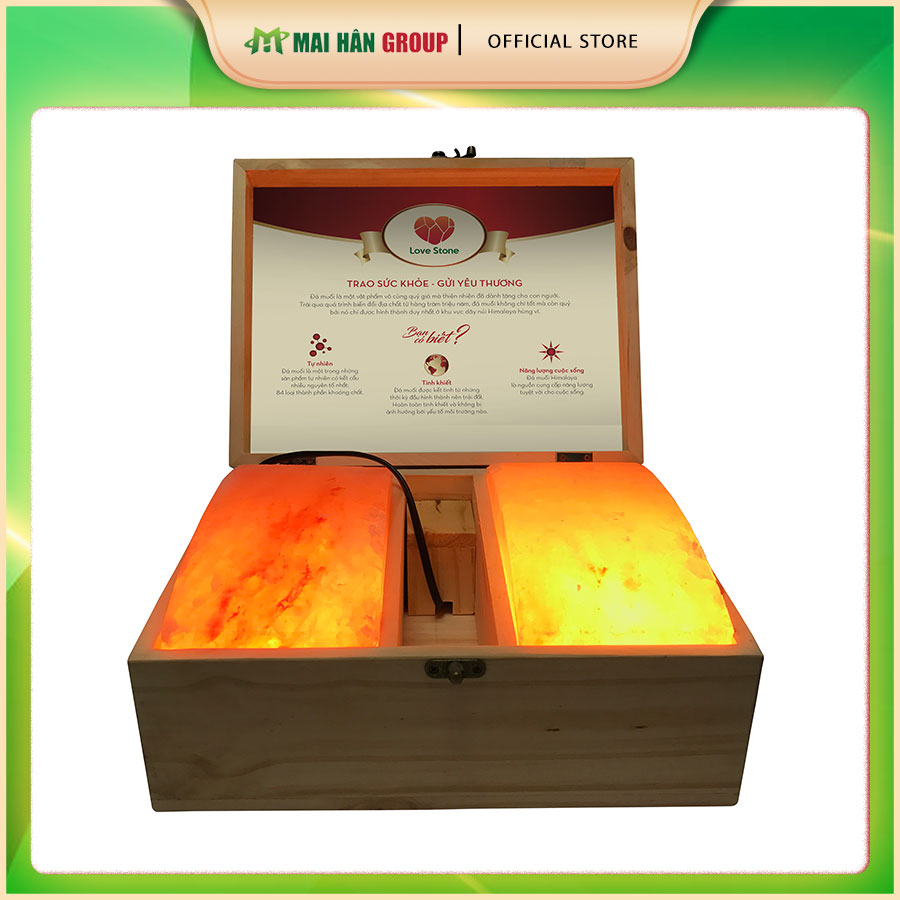 Hộp Đá Muối Massage Chân Love Stone - Phiên Bản Magic
