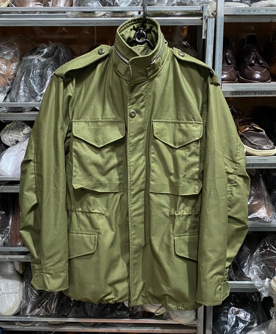 Áo M65 Field jacket  khóa nhôm màu xanh oliver OG 107