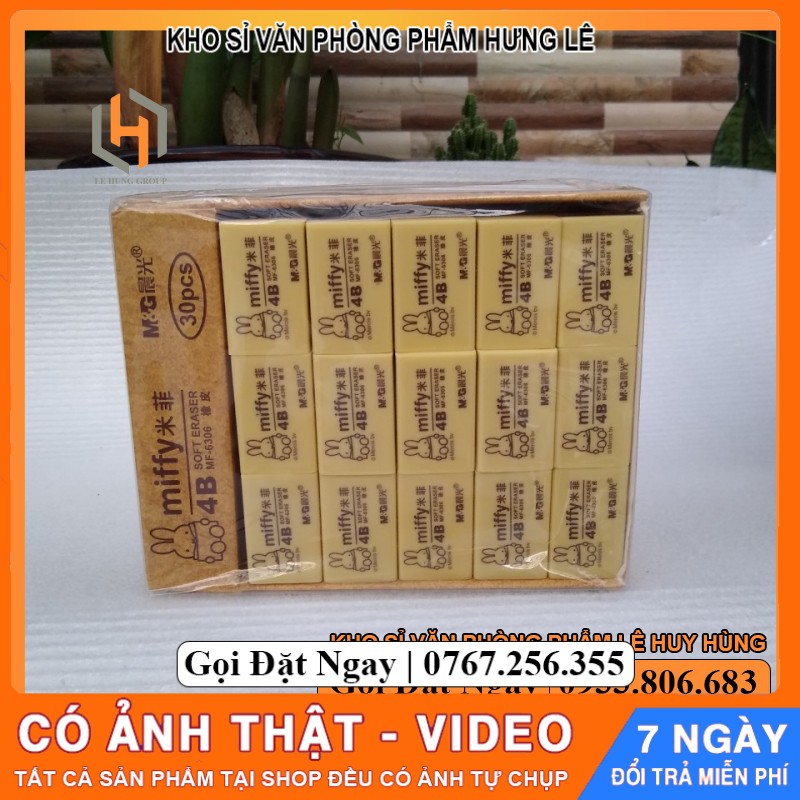Gôm m&g mify 4b màu vàng fxp96580