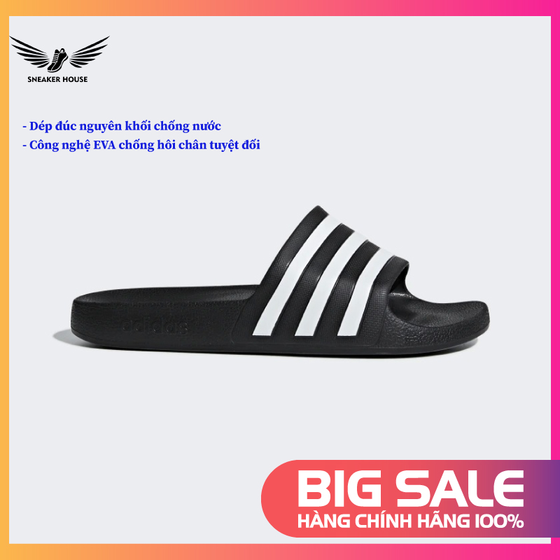 [CHÍNH HÃNG] SNEAKER-HOUSE Dép nam đúc Adidas Adilette Aqua F35543 đúc nguyên khối, chống hôi chân, chịu nước