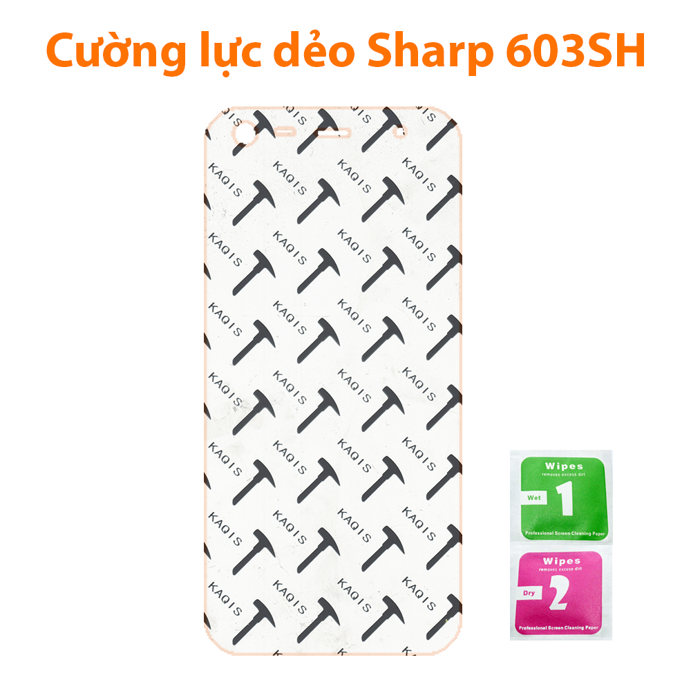Cường lực dẻo Sharp 603SH Xx3 mini tặng dán camera sau