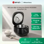 (SALE 8.8)Nồi cơm điện tử Elmich RCE9364 dung tích 1,2L