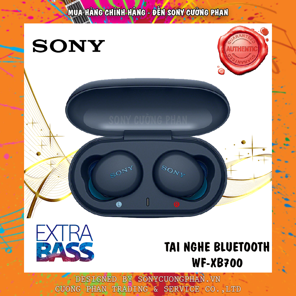 Tai nghe true wireless extra bass sony wf-xb700 - hãng phân phối chính thức