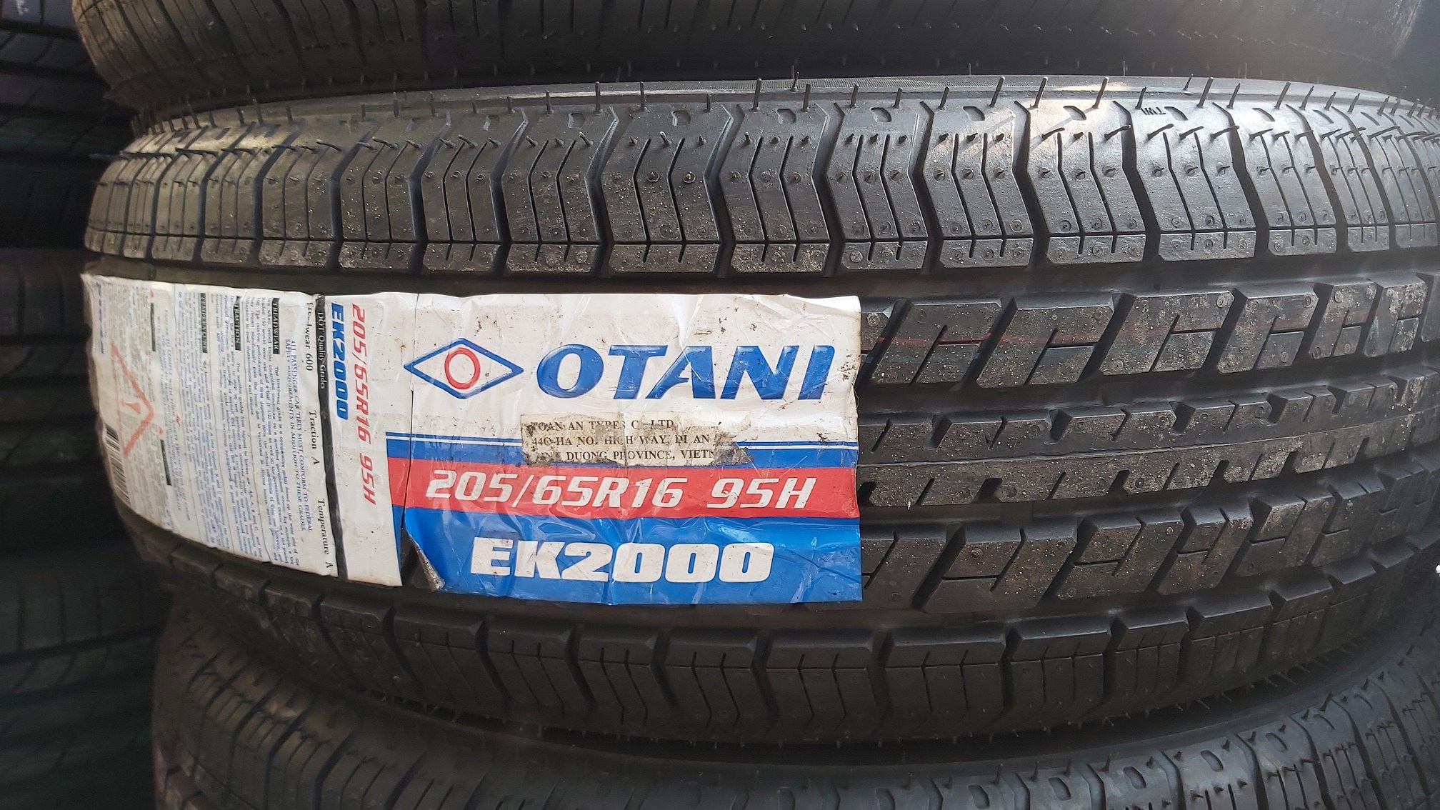 205/65r16 vỏ lốp otani madein thái lan