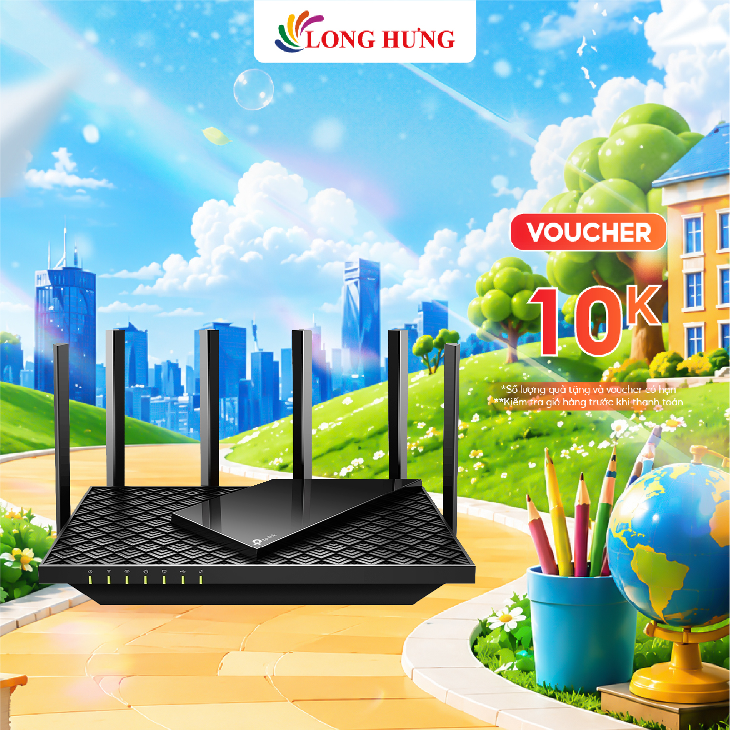Thiết bị định tuyến mạng không dây TP-Link Router Wifi 6 Dual-Band 6-Stream Gigabit AX5400 Archer AX72 - Hàng chính hãng - WiFi 6 AX5400 tốc độ vượt trội, Công nghệ OFDMA và MU-MIMO, HomeShield hỗ trợ bảo vệ mạng gia đình
