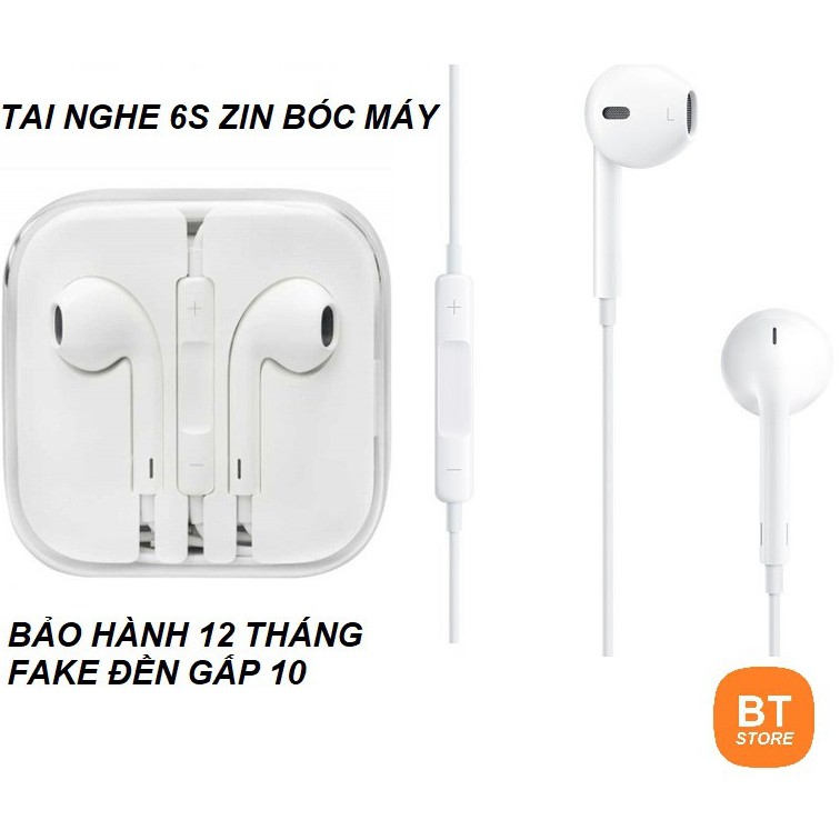 Tai nghe iphone 6s zin bóc máy - hàng chính hãng