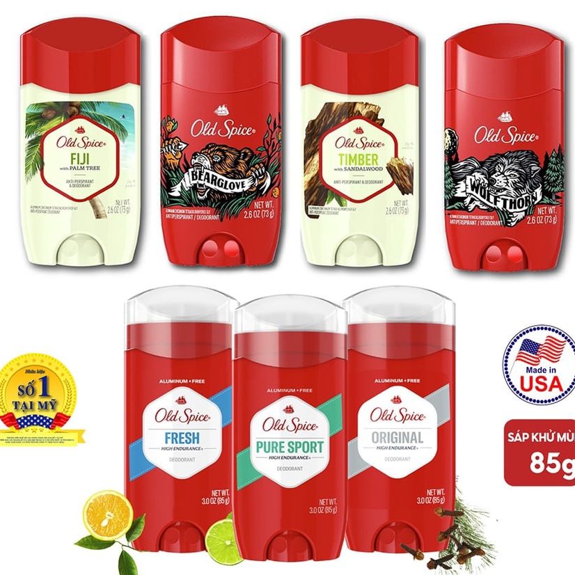 Lăn nách nam old spice - lăng nách cánh buồm đỏ - bảo anh f store