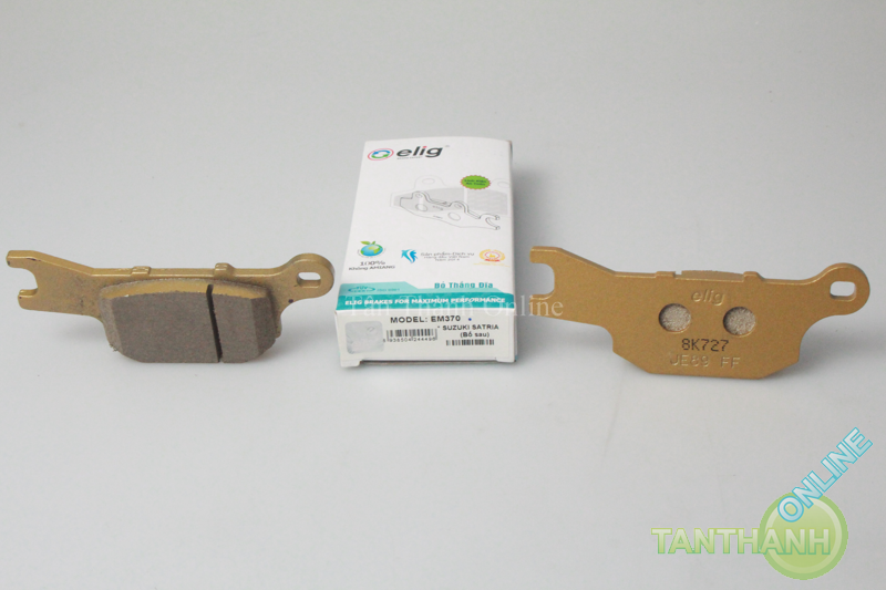 Bố thắng đĩa sau satria 150/ raider 150 em370 elig usa