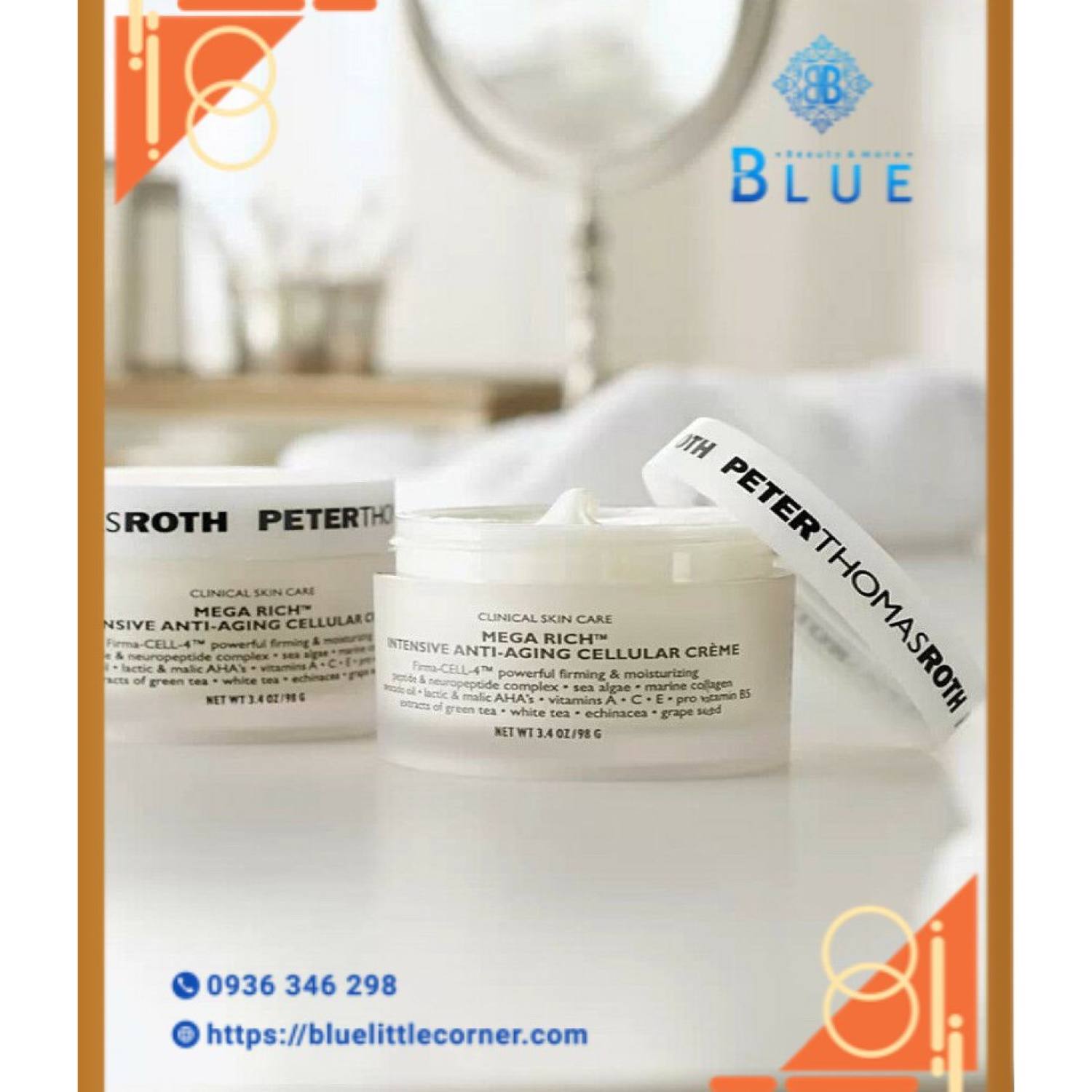 Kem dưỡng chống lão hóa Peter Thomas Roth Mega-Rich Intensive Anti-Aging Creme