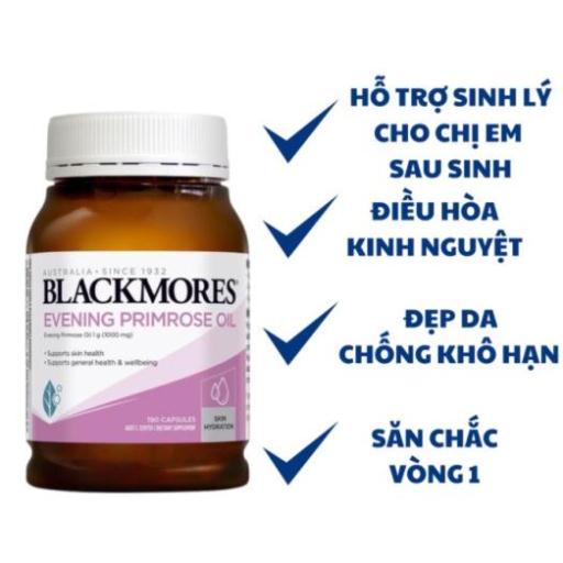 Blackmore Evening Primrose Oil Hoa Anh Thảo - Tinh Dầu Hoa Anh Thảo Blackmores Evening 190 Viên Nang