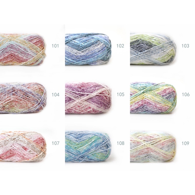 Len baby yarn loang cuộn 40gr