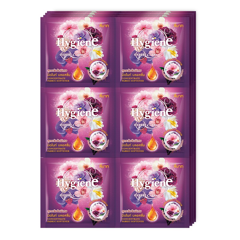 COMBO 2 DÂY ] NƯỚC XẢ ĐẬM ĐẶC HYGIENE 20ML [MÀU TÍM] THÁI LAN